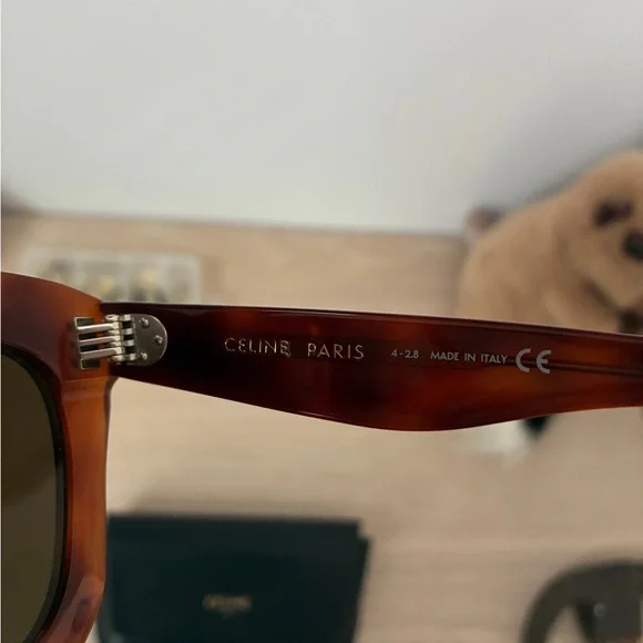 Celine Brown tortoiseshell Marta Sunglasses (CL4005IN) - Picture 6 of 10